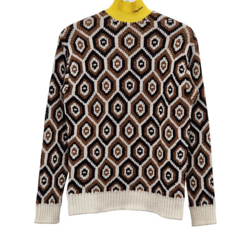 Prada Jacquard Cashmere Wool Knit P26474 151516005