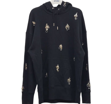 GIVENCHY Übergroße Baumwoll-Hoodie mit Kristalldekor GIA120105 151516449