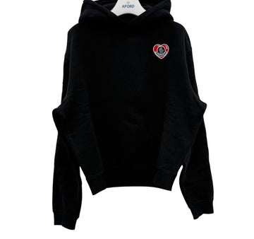 Moncler Heart Logo Hoodie Black MOA123044 151516140