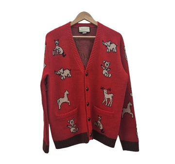 GUCCI Jacquard-Wollcardigan aus Hawaii 150786818