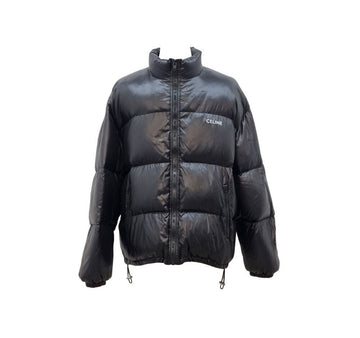 Celine Logo Short Puffer Jacket Shiny Black B1102K012 151516563