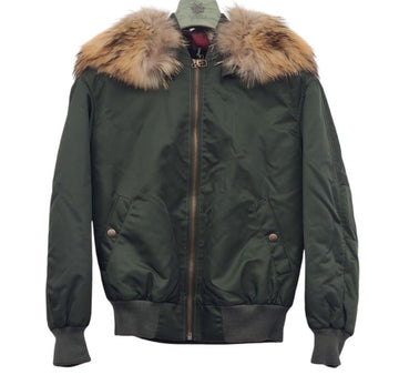 MR & MRS ITALY Unbenutzte Pelz Raccoon Fuchs Bomberjacke MRA120116 151516613