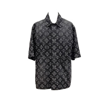 LOUIS VUITTON デニムモノグラム半袖シャツジャケット LOB072106 151516574