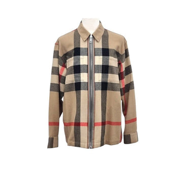 Burberry Wool Check Cotton Zip-Up Jacket BUB041511 151516588