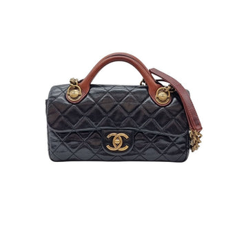 CHANEL Top Handle Bag Black CHB082012 151516831