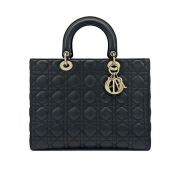 Dior Lady Tote Bag Black Cannage B1212C214 151516983