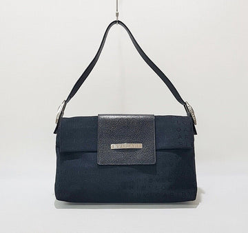 BULGARI パターンキャンバスロゴフラップショルダーバッグ 151647795