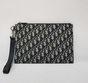 Dior Oblique Jacquard A5 Clutch Bag 144920130