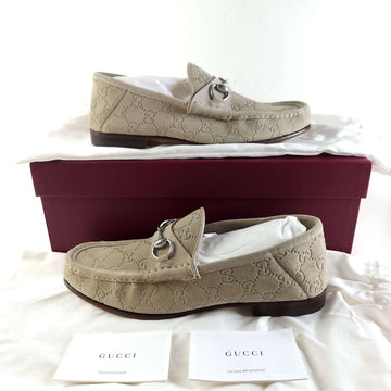 GUCCI Horsbit 1953 Oatmeal Suede Loafer 816185 12999 151778340