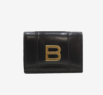 Balenciaga Hourglass Wallet Black 6002121QJ4M1000 128034422