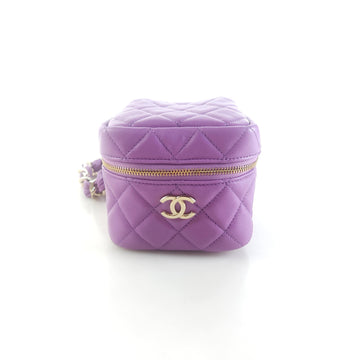 CHANEL Cube Vanity Strap Hand Pouch 13048 151971849