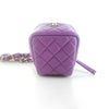 CHANEL Cube Vanity Strap Hand Pouch 13048 151971849 [P]