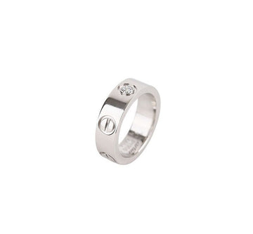 CARTIER ラブリング プラチナ ダイヤ 1P 47号 5.5MM 7241750318 75876022