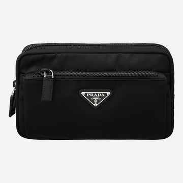 PRADA リナイルン サフィアーノ ベルトバッグ ブラック 2VL977 2DMG F0002 152161556