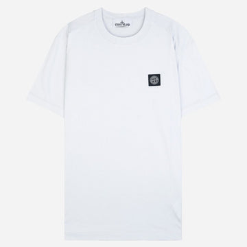 Stone Island Logo Patch Short Sleeve T-Shirt Sky Blue 2100027 S0013 V0041 152163624