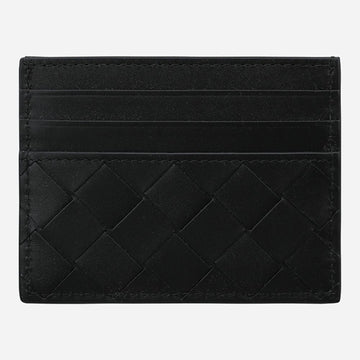 Bottega Veneta Intrecciato Card Case Black 152163454