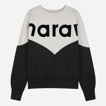 ISABEL MARANT ロゴスウェットシャツ フェイデッドブラック 152184470