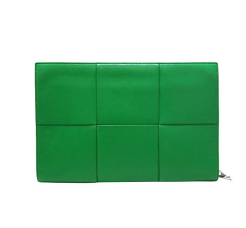 BOTTEGA VENETA Arco Intrecciato Clutch Grün 680169 88241112