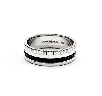 BOUCHERON クワトロ ブラック エディション スモール リング B1007C049 151517310