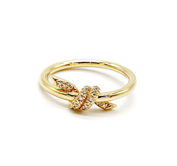 Tiffany & Co 18k Note Ring Diamond Ring 18K Yellow Gold B1009K061 151517312 [P]