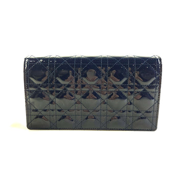 DIOR Patent Cannage Lady Chain Strap Pouch Crossbody 13100 152209029