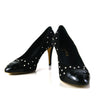 CHANEL Suede Pearl Pumps 13123 152244890 [P]