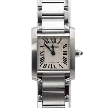 CARTIER Tank Française Kleine Stahl Quarz Damen Uhr 1917 152314441