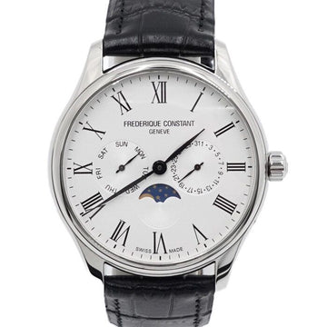 FREDRIQUE CONSTANT Klassische Mondphase 39 mm Quarzlederband Herrenuhr FC-259/260X5B4 152314507