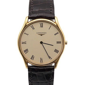 LONGINES グランド クラシック 31mm ヴィンテージ クォーツ レザー バンド メンズ 時計 57593 152314553
