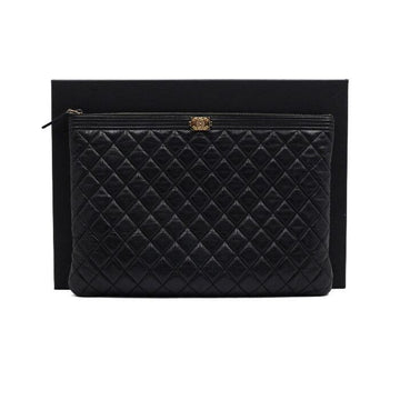 CHANEL Kaviar Clutchbag groß A84407 152314727