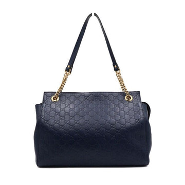 GUCCI GG Logo Sima Leder Shopper Schultertasche 453771 152314793