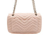 Gucci Soft Pink GG Marmont Matelassé Medium Shoulder Bag 837267 152314807 [P]