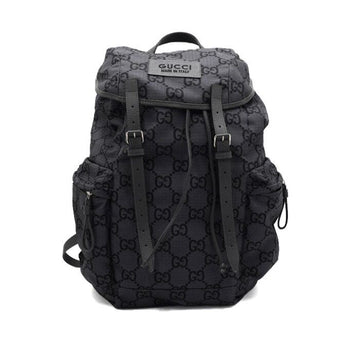GUCCI グレー GG ポリエステル ラージ メンズ バックパック 767923 152314853