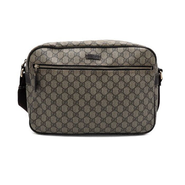 GUCCI 211107 GGロゴキャンバスメッセンジャーブラウンメンズクロスバッグ aa60214 152314885