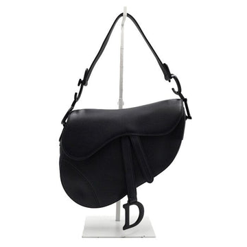 Dior Black Matte Calfskin Saddle Bag Tote Bag and Shoulder Bag M0446 152314900