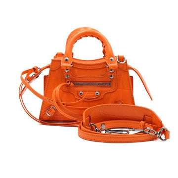 BALENCIAGA Croco-Muster Leder Neo Classic City Nano Mini Tote Bag 152314973