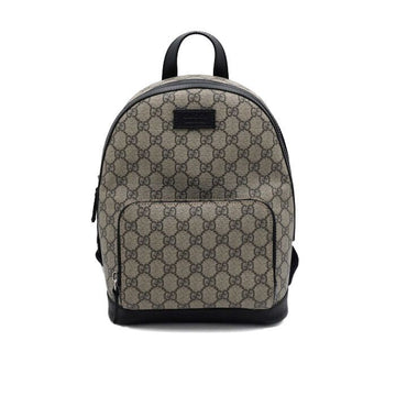 GUCCI Eden Mini Damen-Rucksack aus GG Supreme Canvas in Schwarz Leder 429020 152314976