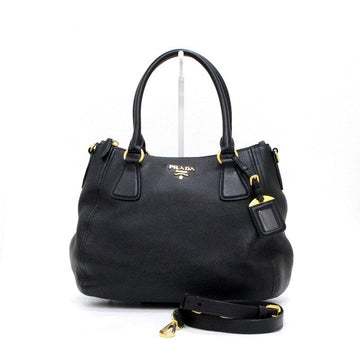 PRADA ビテロピニックス ゴールドロゴ トートバッグ兼ショルダーバッグ 1BC032 152315085