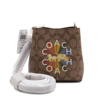 COACH バゲットレインボーミニタウンバケットショルダーバッグ兼クロスバッグ 10011290JAX 152315164