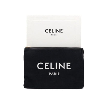 CELINE ネイビーカンバスラージポーチクラッチバッグ 10B802CXC 152315224