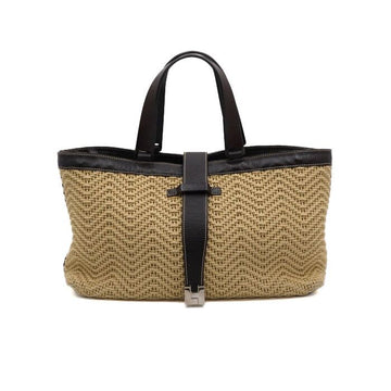 LAMBERTSON TRUEX ラタンレザー男女共用トートバッグ aa57969 152315385