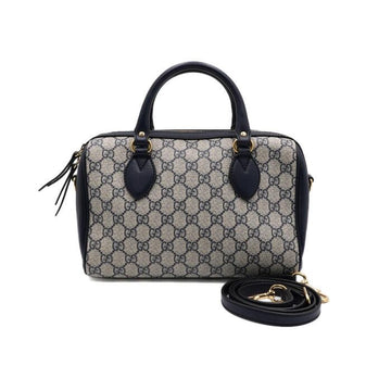 GUCCI Top Handle Boston Tote Bag 409529 GG Supreme Canvas 152315415