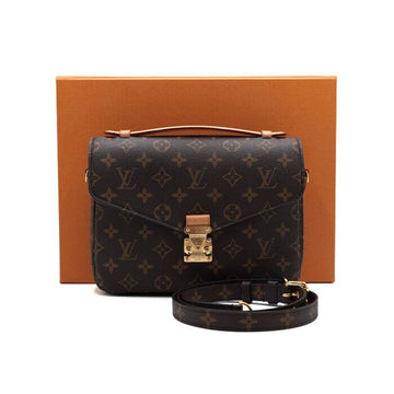LOUIS VUITTON Monogram Pochette Metis Tote- und Schultertasche M44875 152315446