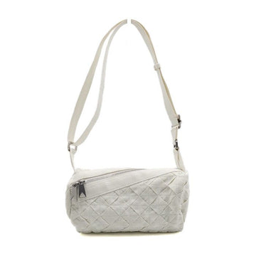 Bottega Veneta White Canvas Intrecciato Shoulder Bag and Crossbody Bag 690966 152315458