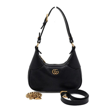 Gucci Black Aphrodite Small Gold Chain Tote Bag and Shoulder Bag 731817 152315471