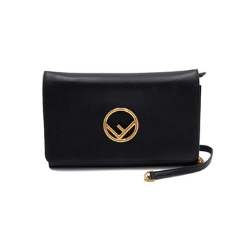 FENDI Schwarze Can Eye WOC Clutch Umhängetasche Crossbody 8BS004 152315530