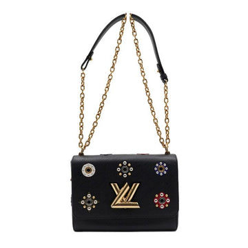 Louis Vuitton Seasonal Limited Edition Twist MM Gold Chain Shoulder Bag and Crossbody aa56635 152315582