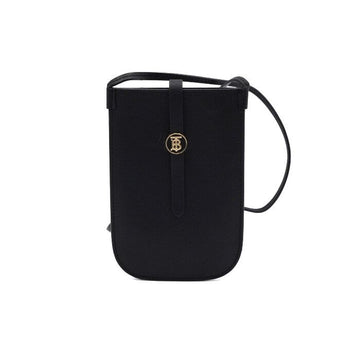 BURBERRY ANNE Leder Handyhülle Geldbörse Mini Crossbody Schwarz 80267361 152315591