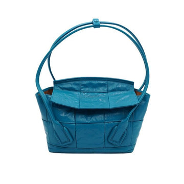 BOTTEGA VENETA 575943 スカイブルー レザー スモール トップハンドル トートバッグ 152315599