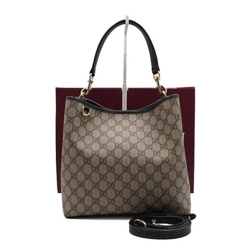 GUCCI GG Emblem Medium Bucket Shoulder Bag Crossbody 815103 152315611